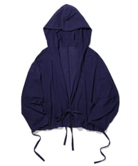1027 Hard Twisted Bio Cutsew / Hooded Parka Purple