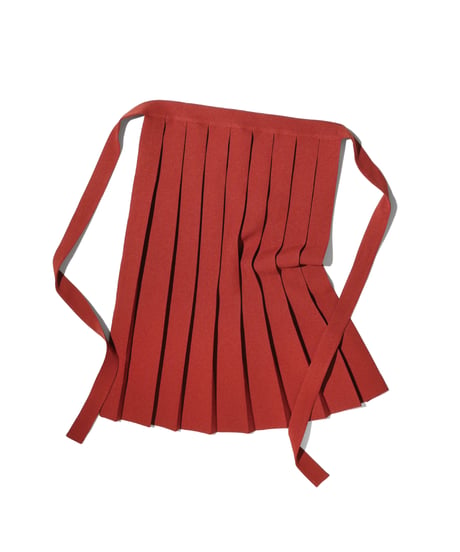 Dhal / DOUBLE FACE JERSEY  Pleats Apron