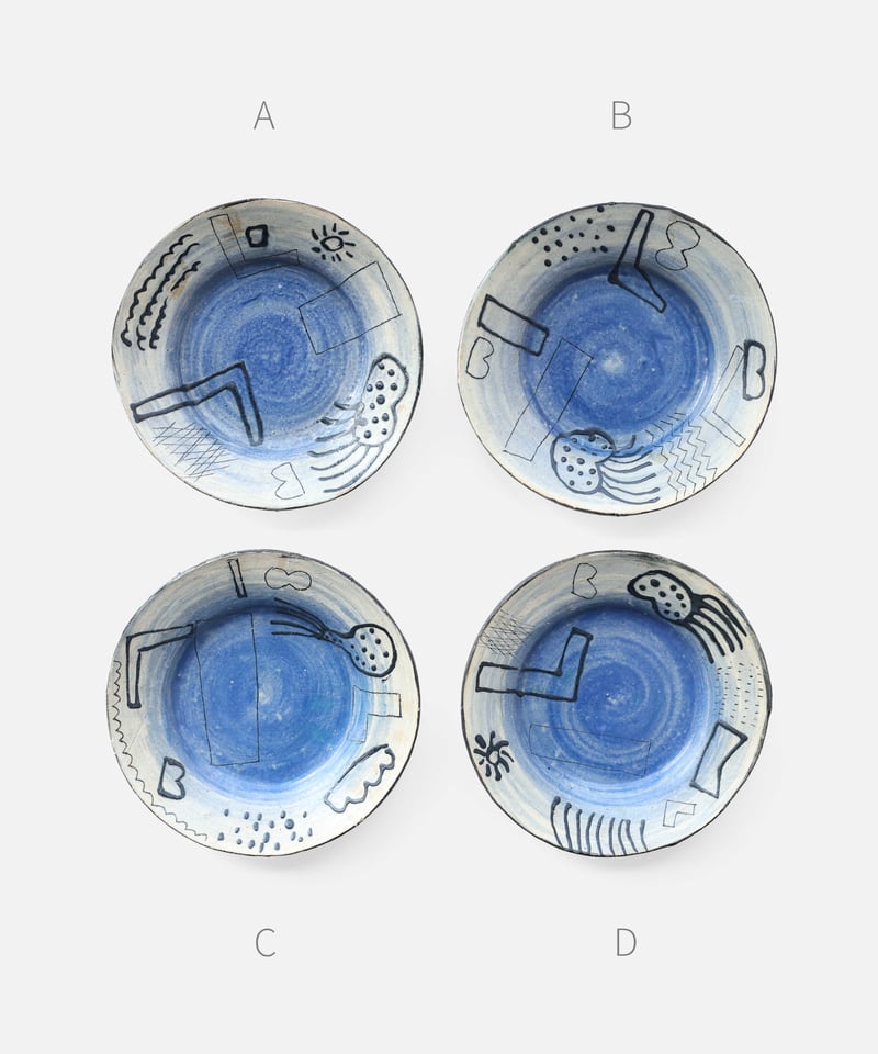 キムホノ 6寸皿（青） | Dhal/DHAL DESIGN SHOP online store