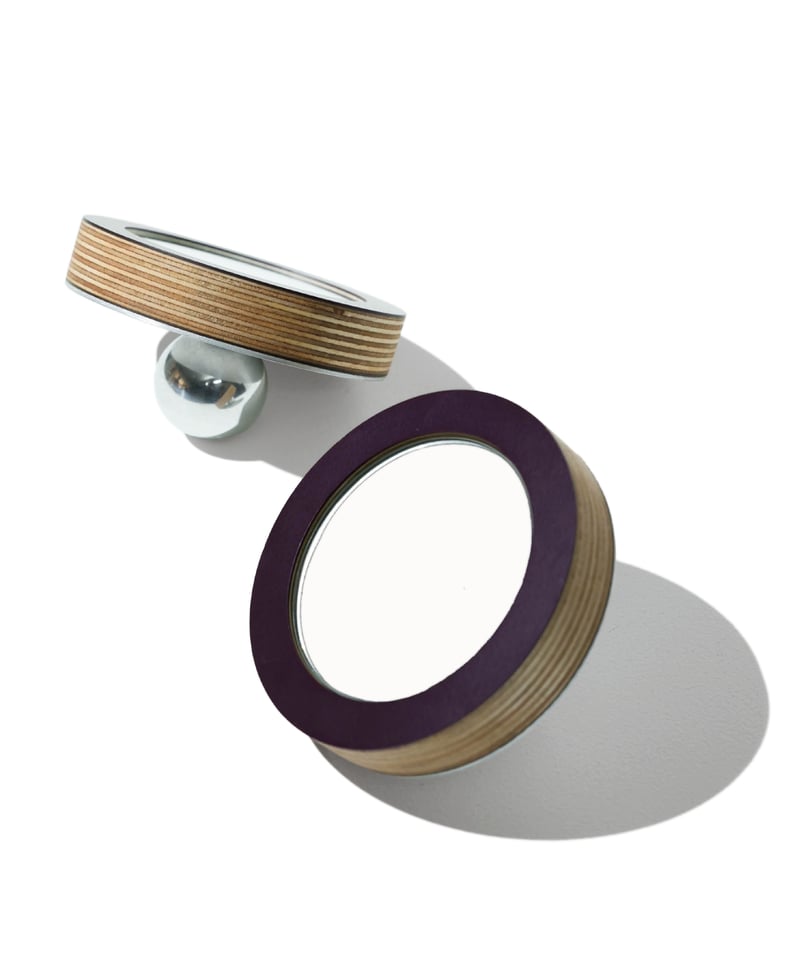 未使用　WakaWaka CircleSphereMirror 円形ハンドミラー WAKAWAKA / Circle Sphere Mirror S | Dhal/DHAL D