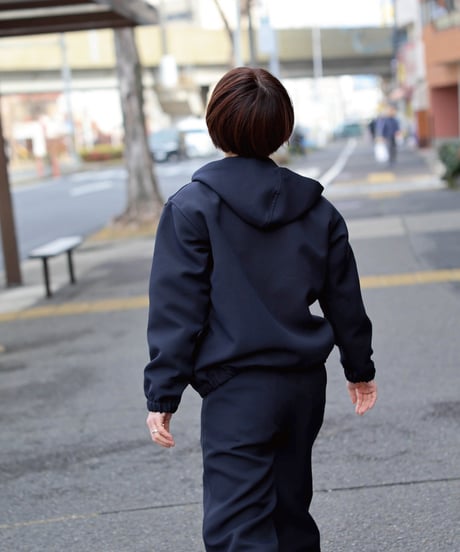 Dhal / DOUBLE FACE JERSEY  Hooded Parka