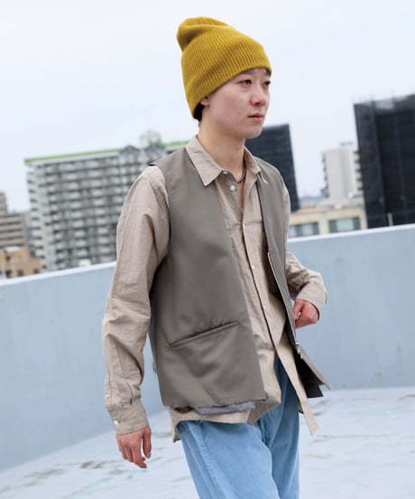 Dhal / 南米WOOL TROPICAL Zip Vest