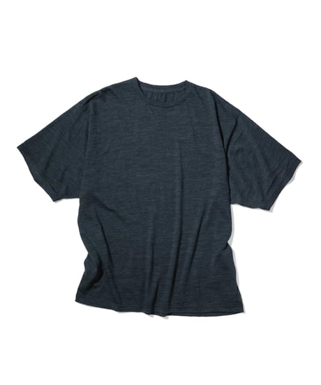 1027 Super 120's TOP Wool Jersey SS Crew Tee