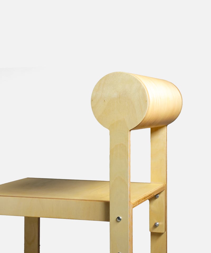 【ワカメ】椅子 WAKAWAKA Cylinder Back Chair | Dhal/DHAL DESIGN