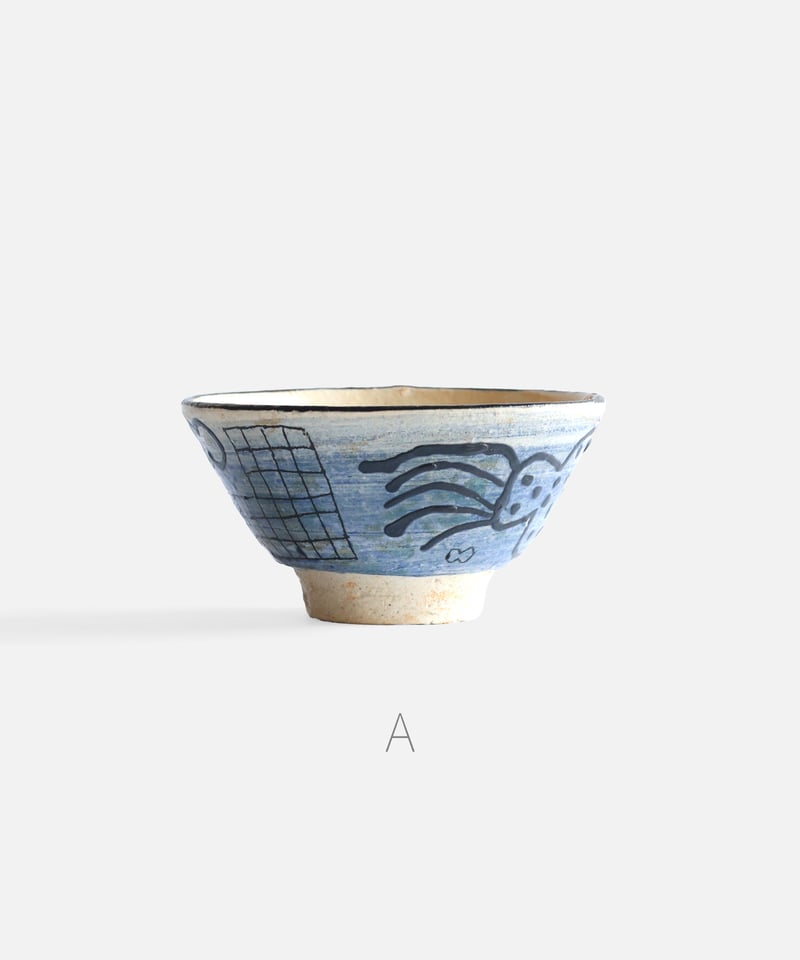 キムホノ 茶碗（青） | Dhal/DHAL DESIGN SHOP online store