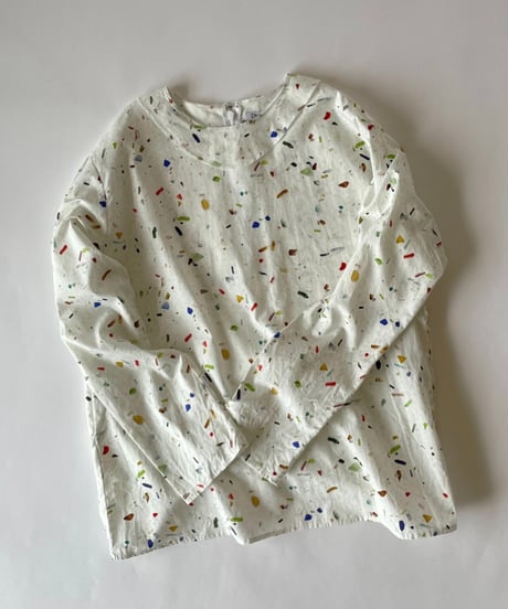 100/2 poplin Open CollarOnepiece dhal ダル
