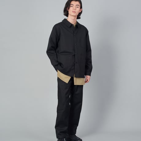 【 Le Sans Pareil / ルサンパレイユ 】 COTTON TWILL TRADITIONAL COVERALL homme （BLACK)