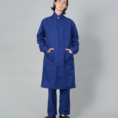 【 Le Sans Pareil / ルサンパレイユ 】 COTTON TWILL TRADITIONAL ATELIER COAT homme (NAVY)