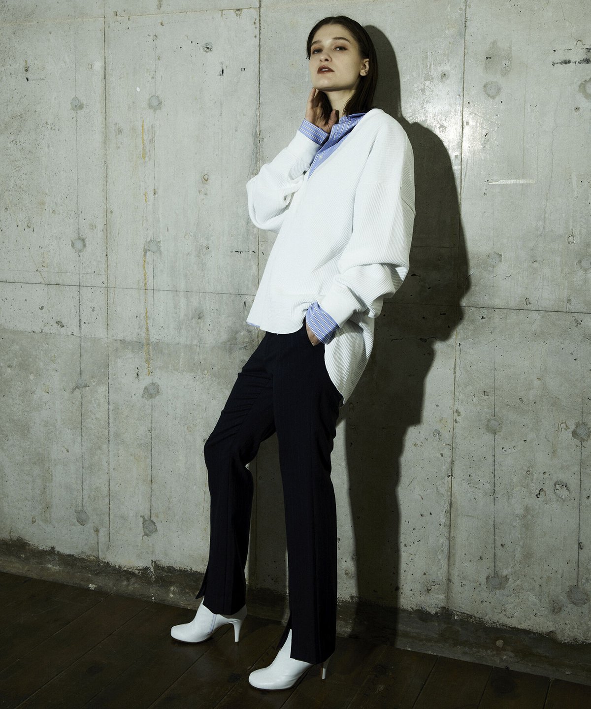 THE FLATS / ザ フラッツ 】THERMAL V NECK (OFF) | A...