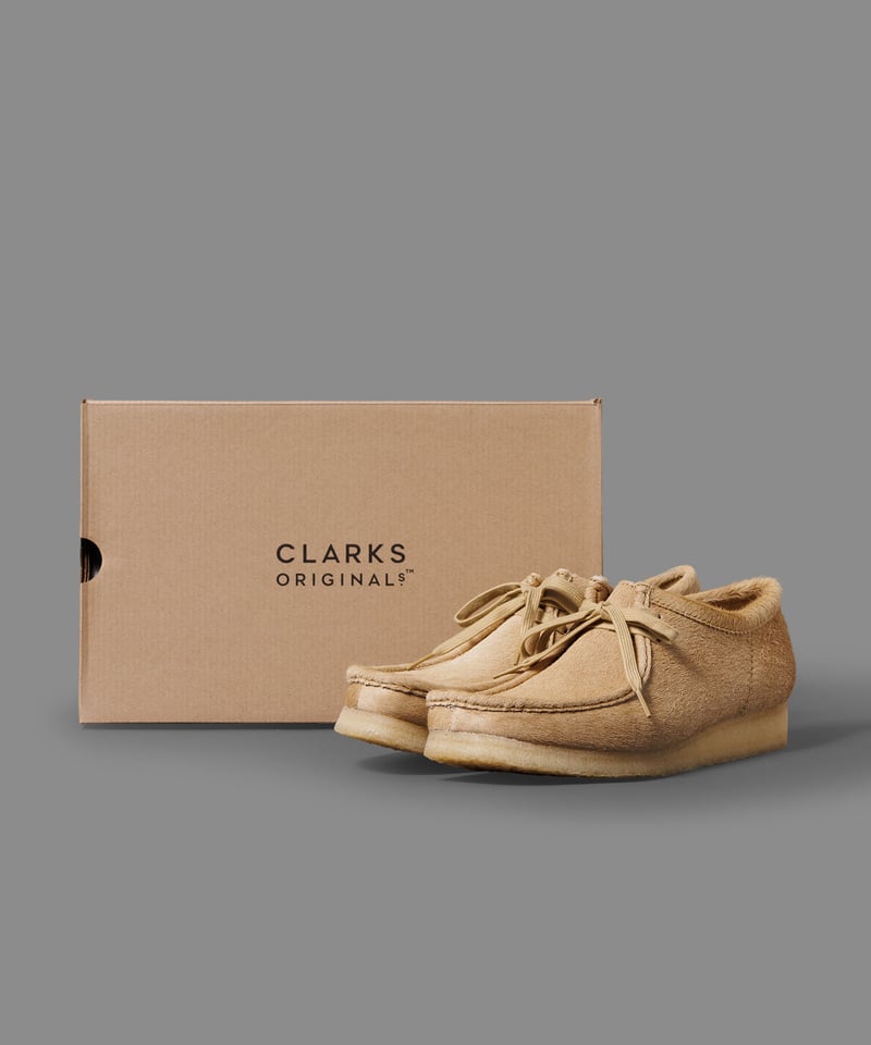 Clarks wallabees beige cheap