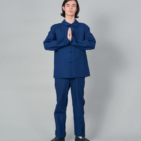 【 Le Sans Pareil / ルサンパレイユ 】 FRENCH CHINA JACKET homme (NAVY)