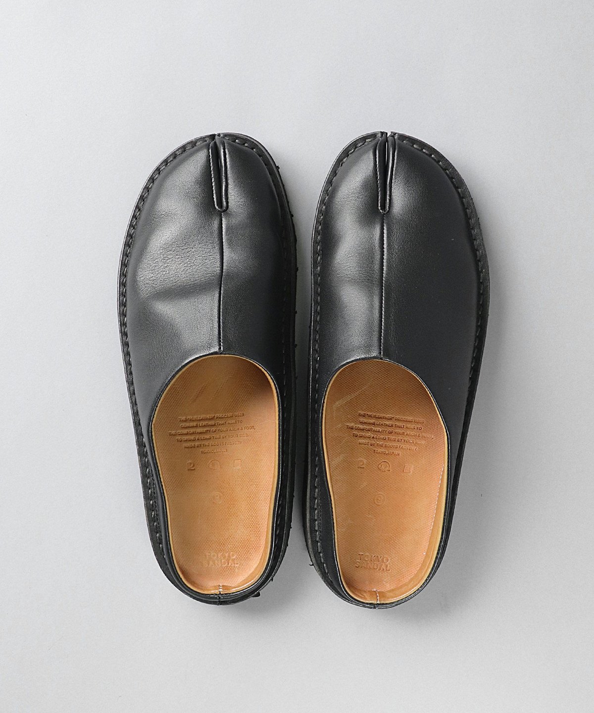 TOKYO SANDAL / トーキョーサンダル 】TABI SLIP-ON (BLACK...