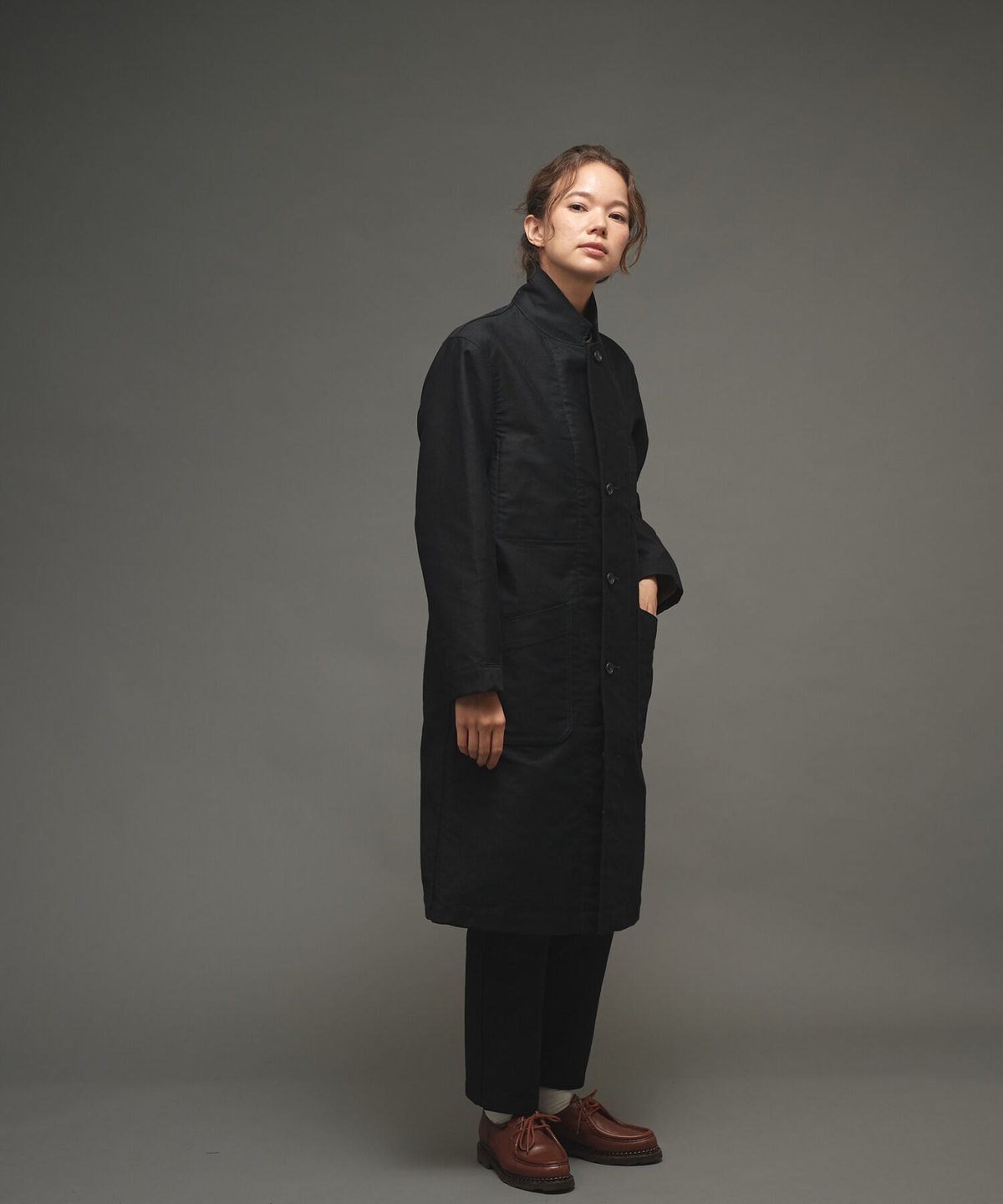 【ルサンパレイユ】コットンモールスキン トラディショナル トレンチコート Le Sans Pareil/ル サン パレイユ】コットンモールスキン