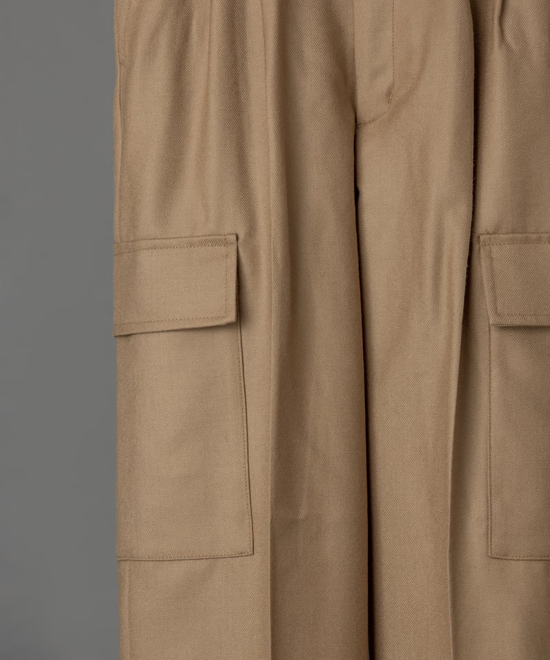THE FLATS / ザ フラッツ 】TAPERAD CARGO PANTS (CAME...