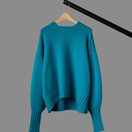 【 SAYAKADAVIS / サヤカデイヴィス 】Balloon Sleeve Sweater (BLUE)