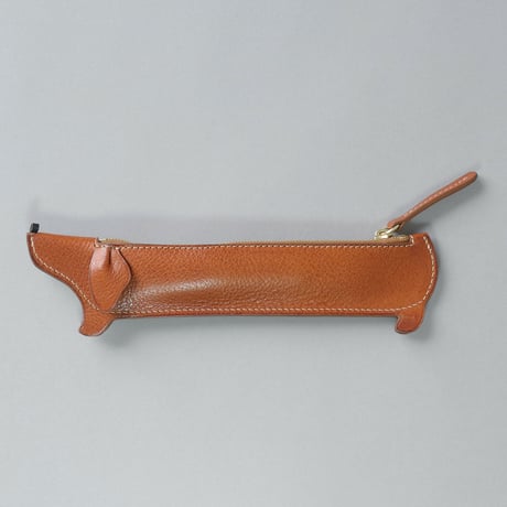 【 TATAKIT.m paris / タタキットエム 】LE RINGO small pencil case (BROWN)