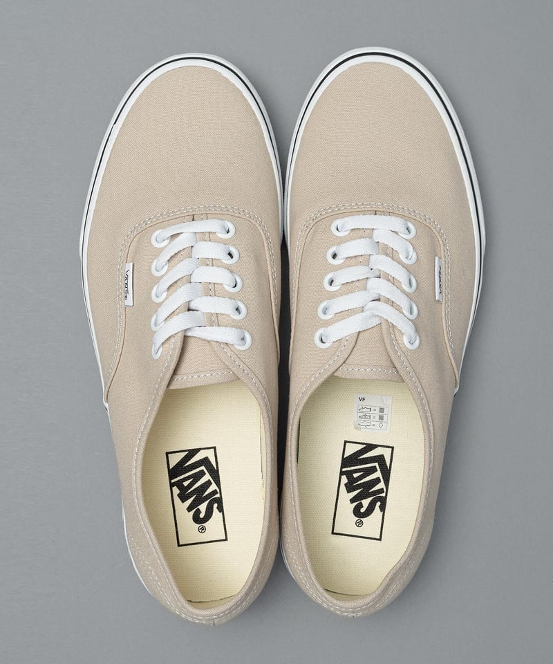 Vans authentic w beige sale