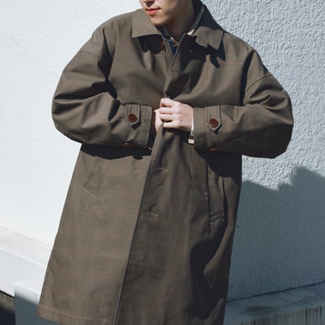 【 Atelier Mont Kemmel / アトリエモンケメル 】SOUTIEN COLLAR COAT(BROWN)