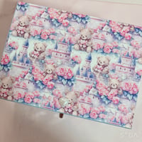 引き出し付き二段ボックス☆くま