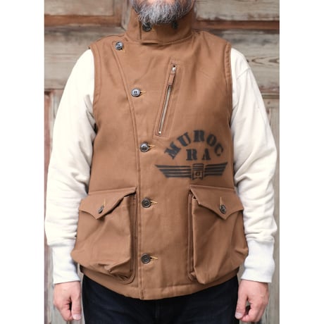 WINTER AVIATORS' VEST "MUROC RACING ASSOCIATION"