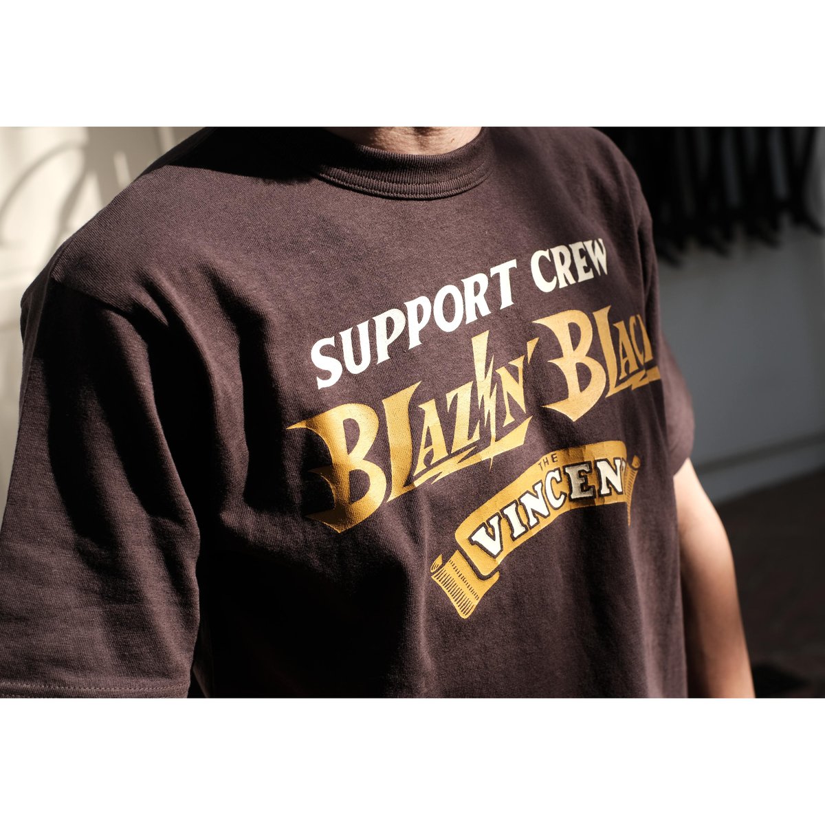 Freewheelers & Co. "BLAZIN BLACK" "TWEAKERS RACING" SUPPORT T-SHIRT
