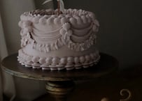 Pink Frill Cake