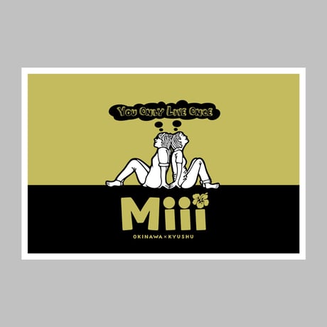 Miiiポストカード(yellow)