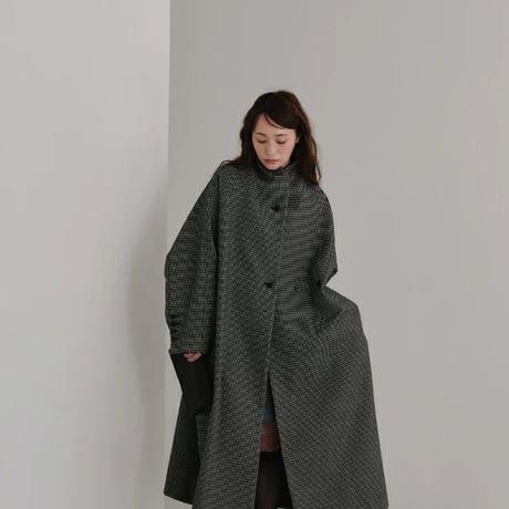 Hella ヘラ tweed long coat ツイードロングコート h253-01