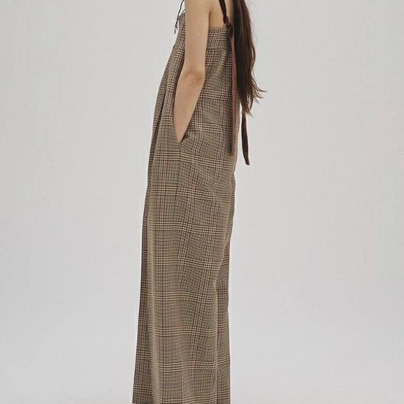TODAYFUL トゥデイフル Check Wide Combinaison チェックワイドコ