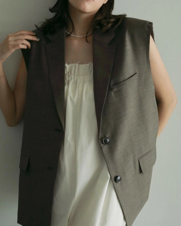 ànuke アンヌーク anuke Cutoff Over Vest カットオフオーバーベスト