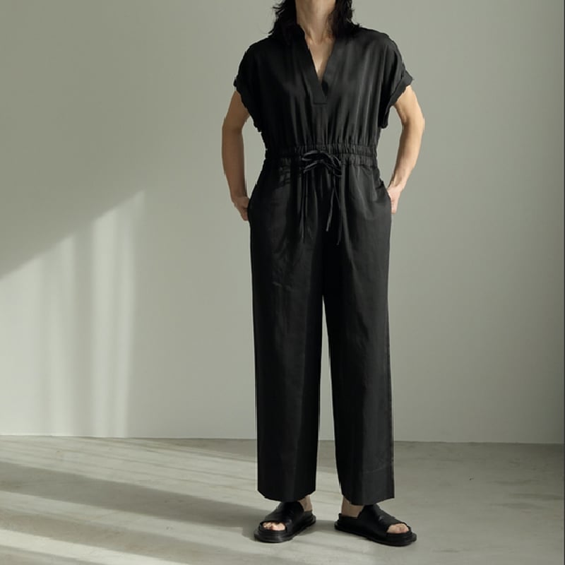 anuke Wide Bare Combinaison ブラック 36 ànuke online store（アンヌーク） / Wide Bare CombinaisonWide Bare