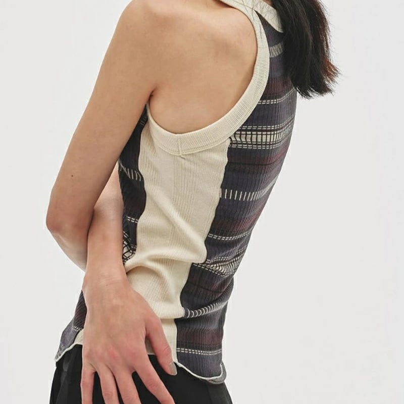 TODAYFUL トゥデイフル Jacquard Border Tanktop ジャカードボー