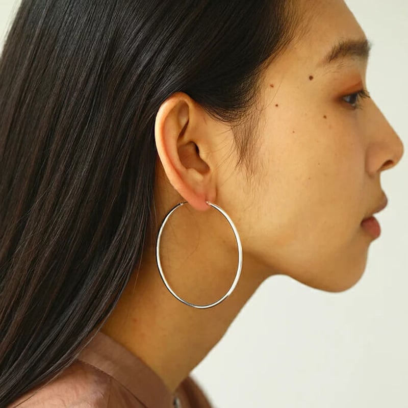 todayful chunky gold pierce - ピアス