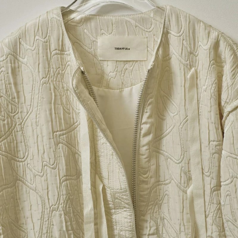 TODAYFUL トゥデイフル Jacquard Piping Blouson ジャガードパイ
