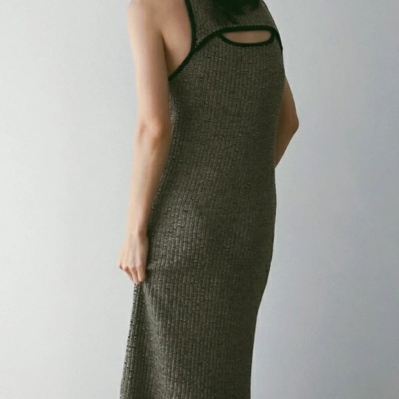 Sleeveless Jacquard Onepiece anuke アンヌーク ànuke online store（アンヌーク） / Sleeveless Jacquard