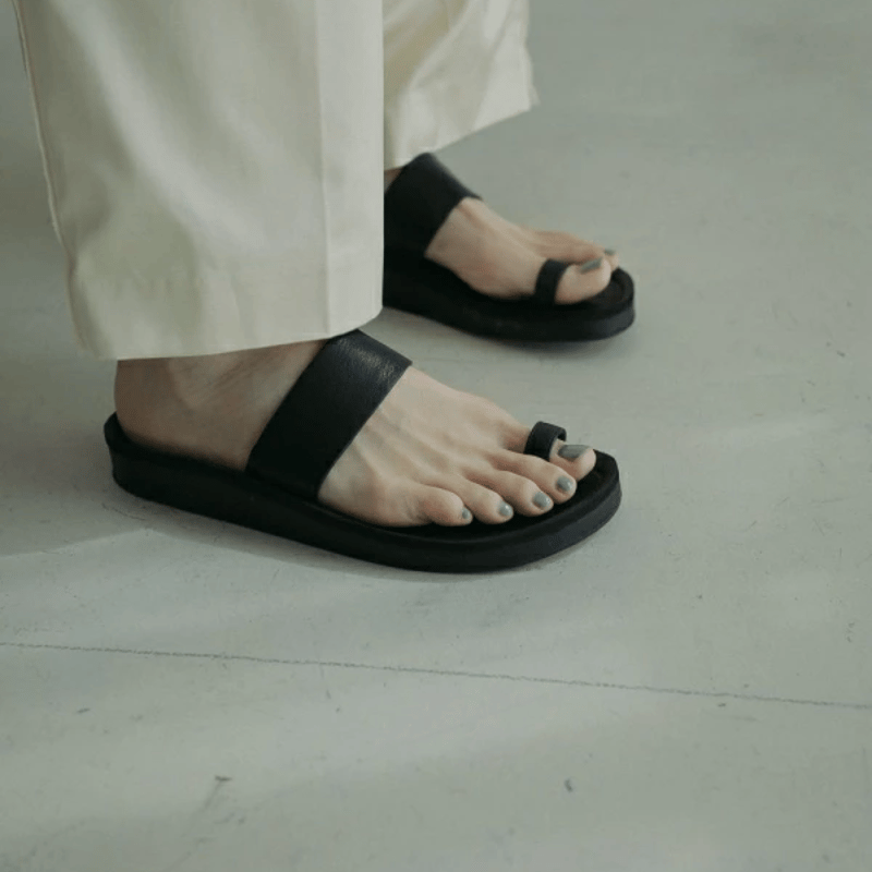 anuke アンヌーク　編みサンダル anuke アンヌーク 2025FallWinter 靴 Braid Flat Shoes ブレイド