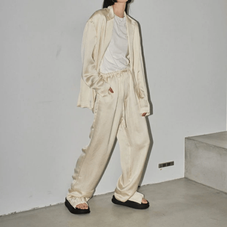 TODAYFUL トゥデイフル Satin Easy Pants サテンイージーパンツ 12410709 吉田怜香
