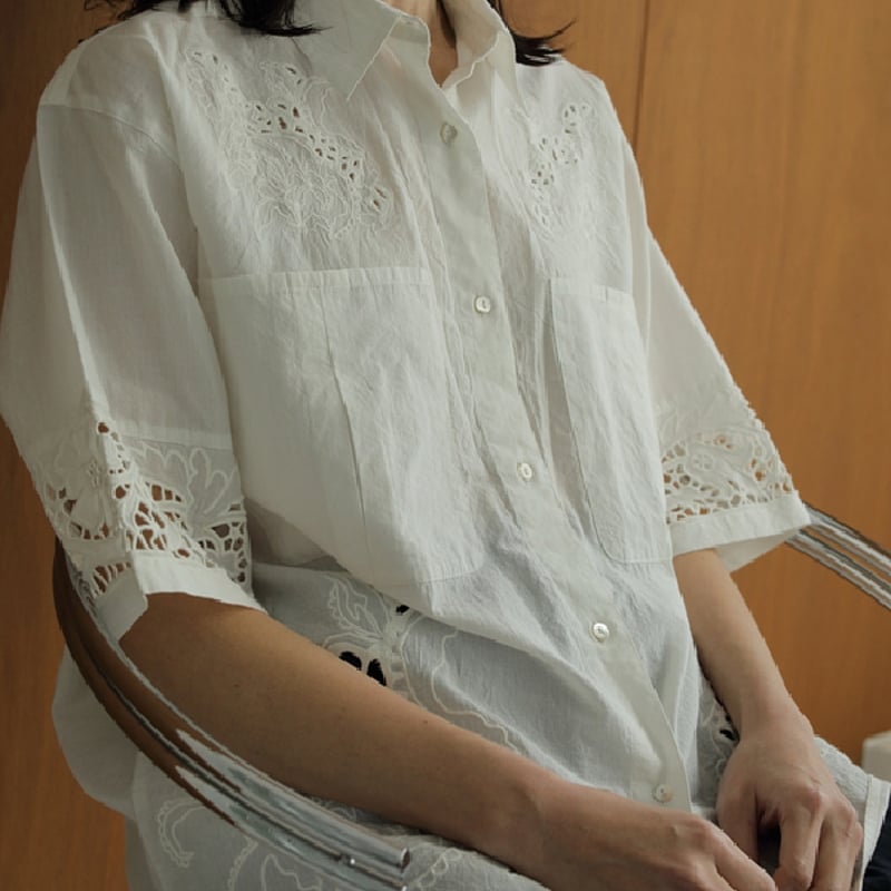 ànuke アンヌーク anuke / Cutwork Lace Shirts カットワークレ ànuke アンヌーク anuke / Cutwork Lace Shirts カットワークレ