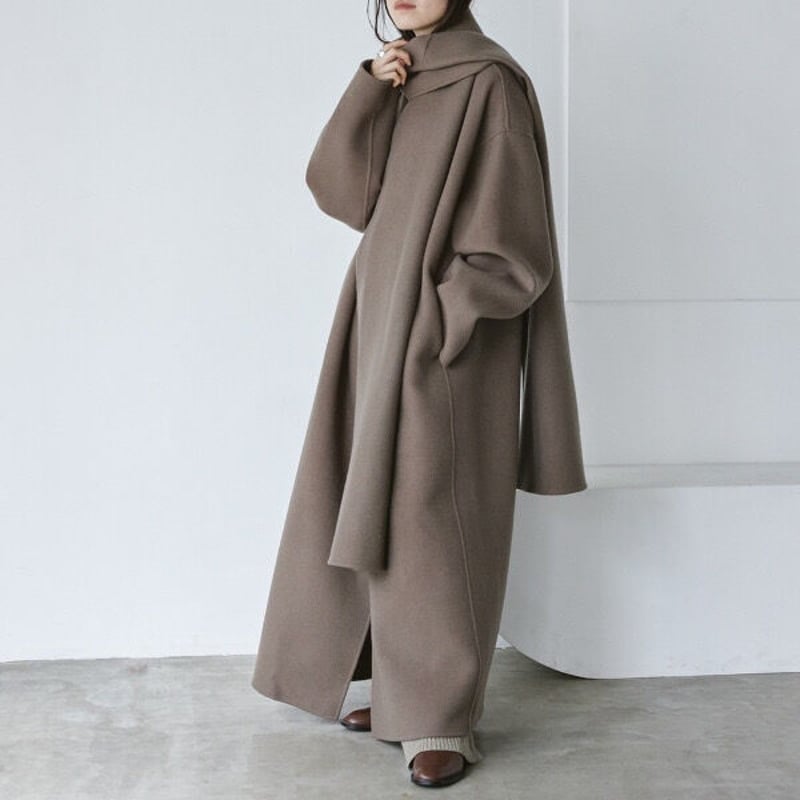 Todayful stole wool coat 38 Auralee 1LDK