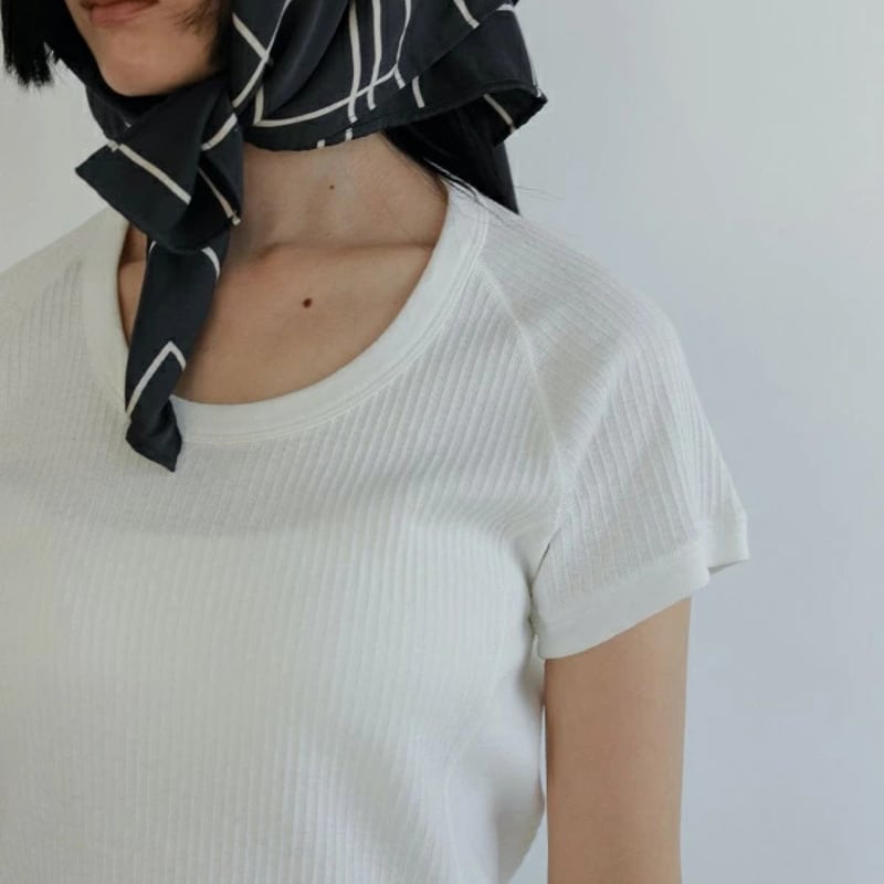 ànuke アンヌーク anuke Vintage Rib Tops ヴィンテージリブトップス
