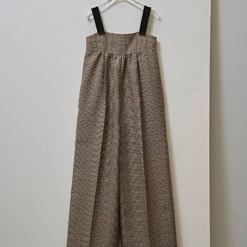 TODAYFUL トゥデイフル Check Wide Combinaison チェックワイドコ