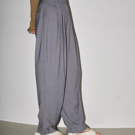 TODAYFUL トゥデイフル / Highwaist Tuck Trousers ハイウェストタックトラウザーズ パンツ / 12310726 吉田怜香
