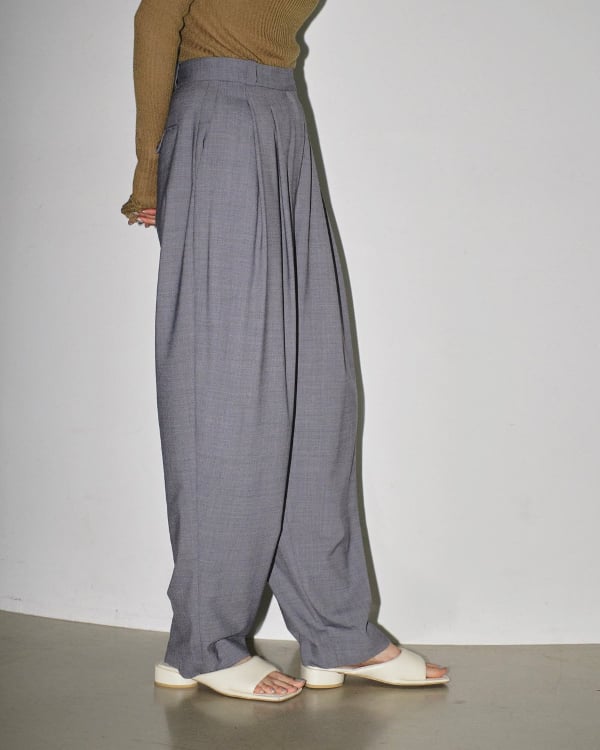 タグ付未使用◆Highwaist Tuck Trousers36TODAYFUL TODAYFUL トゥデイフル / Highwaist Tuck Trousers ハイウェス
