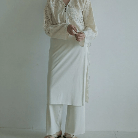 ànuke アンヌーク anuke Patchwork Lace Cardigan パッチワークレースカーディガン 62510403 船曳ひろみ