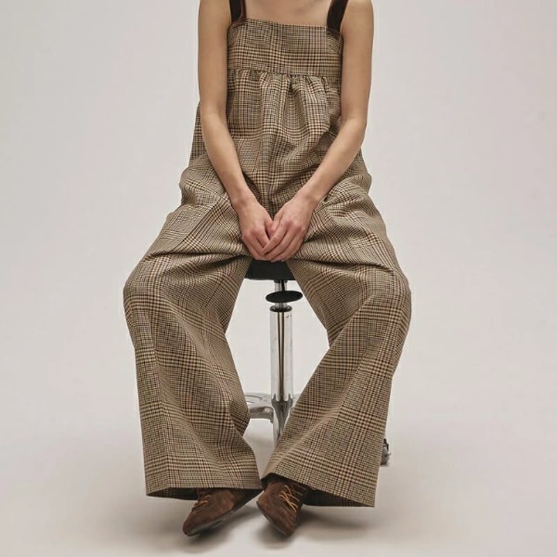 TODAYFUL チェックワイドコンビネゾン TODAYFUL トゥデイフル Check Wide Combinaison チェックワイドコ