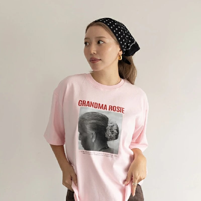 CAVEZA ROSSO カベサロッソ GRANDMA ROSIE Photo Tシャツ B1