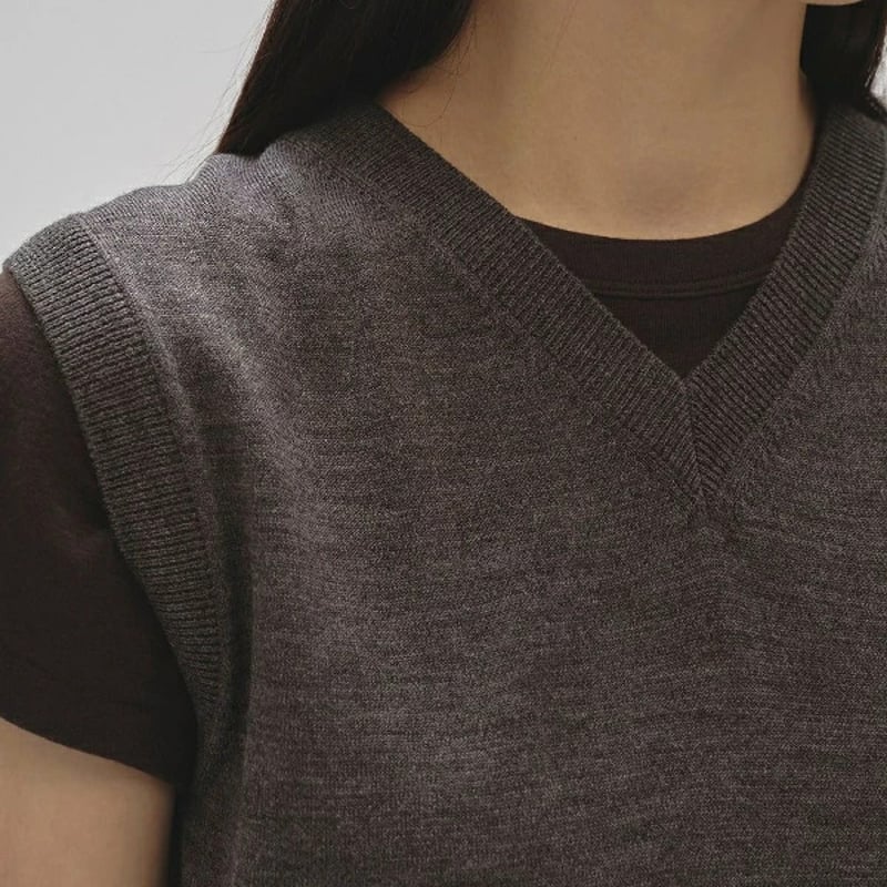 TODAYFUL トゥデイフル Seamless Knit Vest シームレスニットベスト