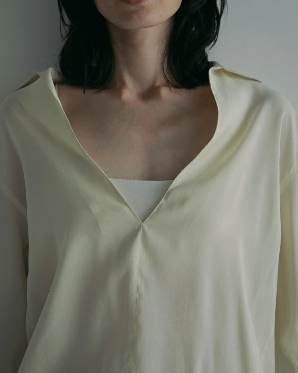 ànuke アンヌーク anuke Skipper Sheer Shirts スキッパーシアー
