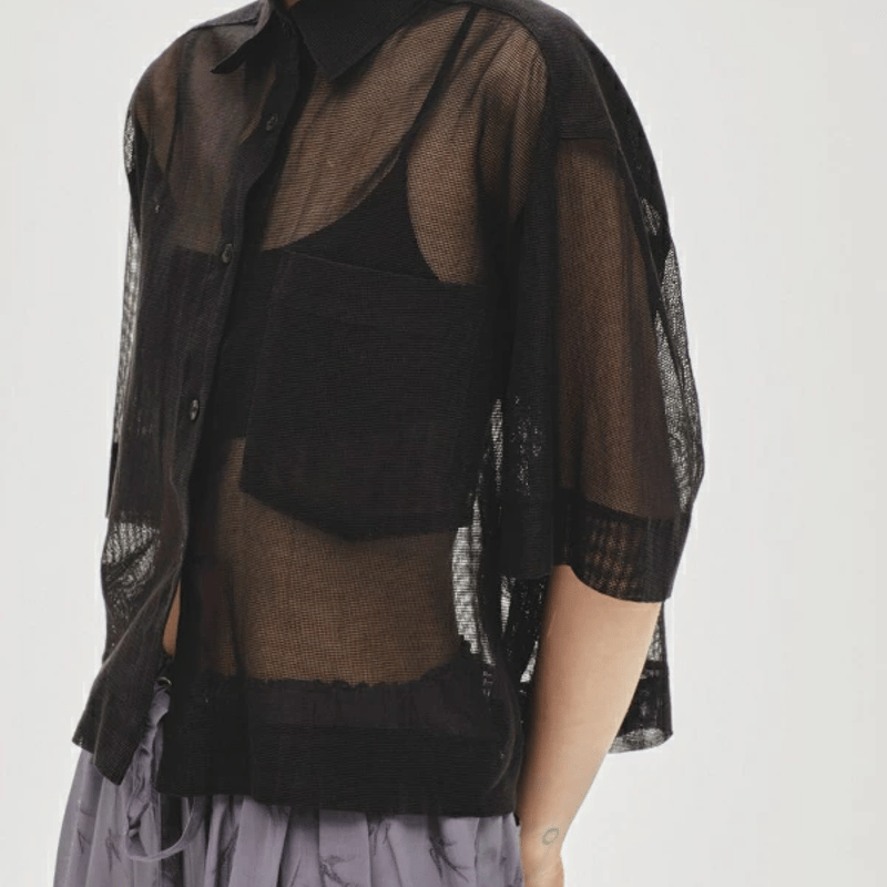 TODAYFUL トゥデイフル Mesh Short Shirts メッシュショート