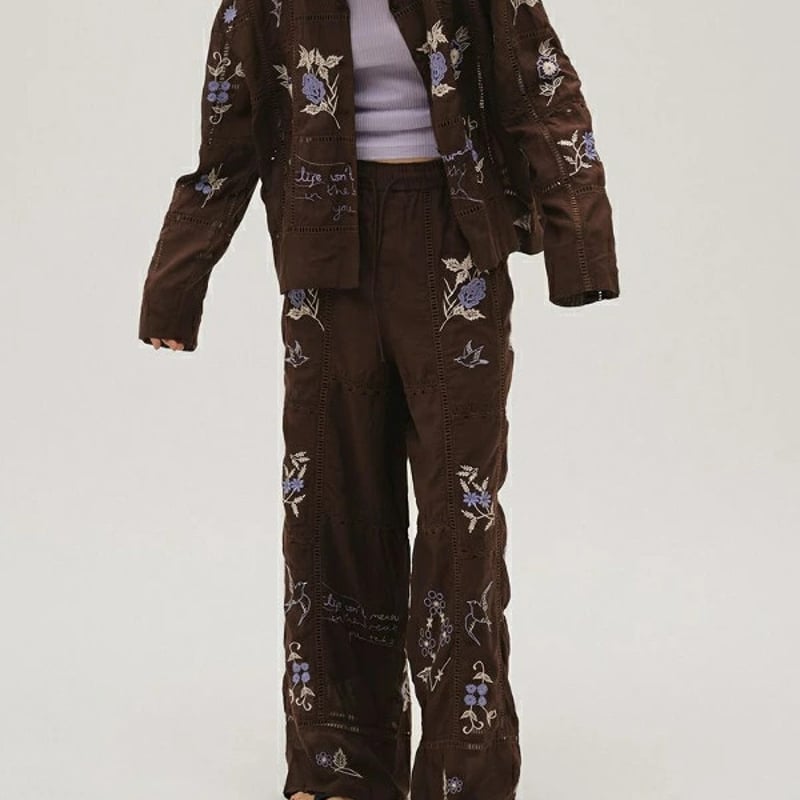 TODAYFUL トゥデイフル Life Embroidery Patchwork Shirt